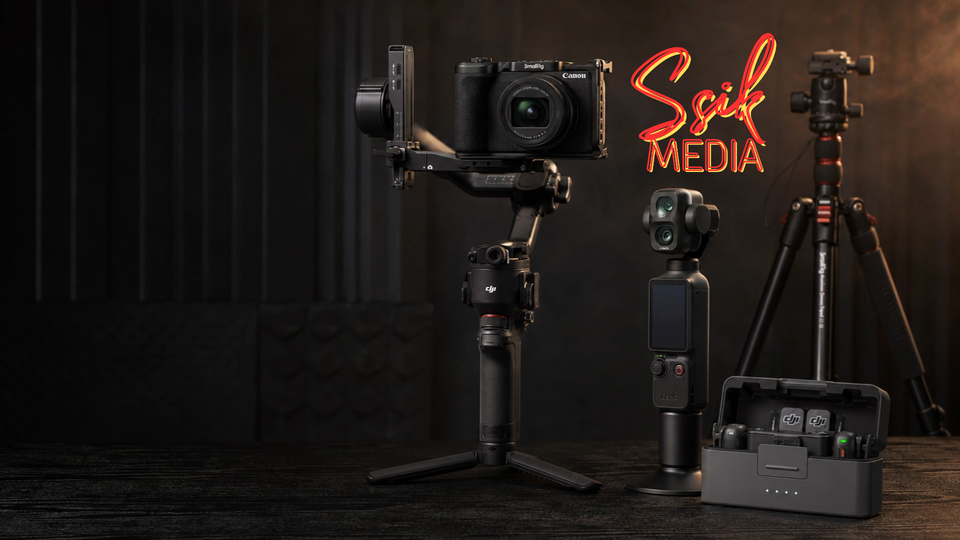 Ssik Media – Kameras und Logo